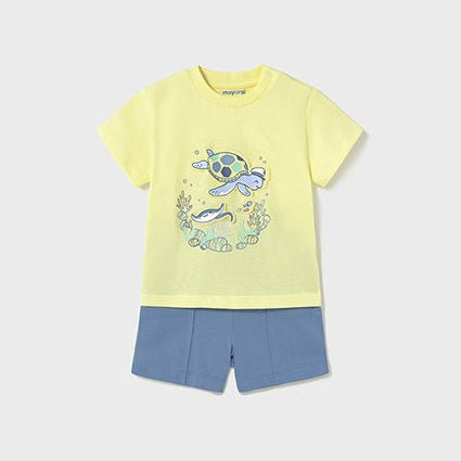 Trening baieti Mayoral - albastru cu galben - Botez bebelusi