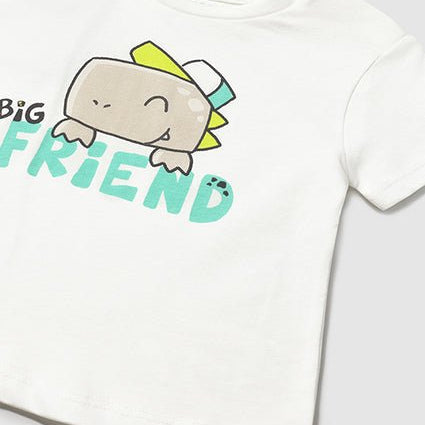 Trening baieti Mayoral - crem cu alb - Botez bebelusi