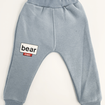 Trening copii albastru cu ursuleti - 3 piese - Botez bebelusi