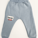 Trening copii albastru cu ursuleti - 3 piese - Botez bebelusi