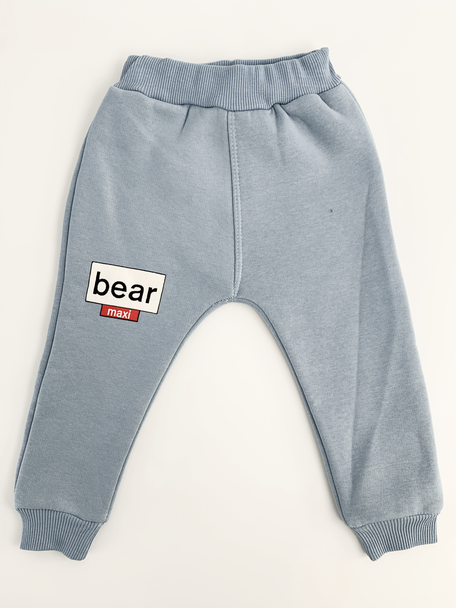 Trening copii albastru cu ursuleti - 3 piese - Botez bebelusi