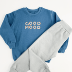 Trening copii gros albastru - 2 piese - Botez bebelusi