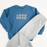 Trening copii gros albastru - 2 piese - Botez bebelusi