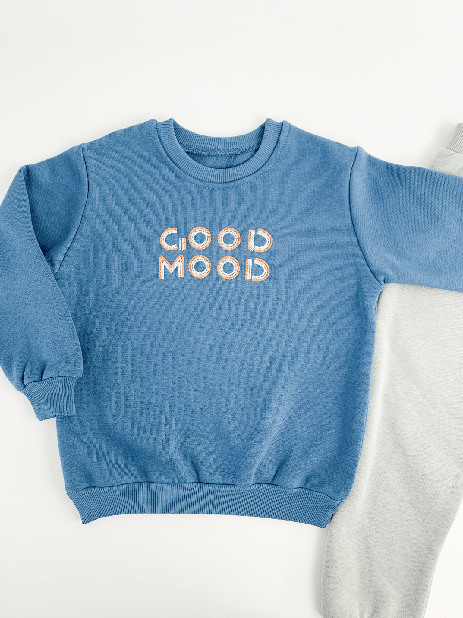 Trening copii gros albastru - 2 piese - Botez bebelusi