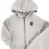 Trening copii gros gri - 2 piese - Botez bebelusi