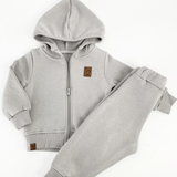 Trening copii gros gri - 2 piese - Botez bebelusi