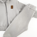 Trening copii gros gri - 2 piese - Botez bebelusi
