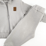 Trening copii gros gri - 2 piese - Botez bebelusi