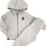 Trening copii gros gri - 2 piese - Botez bebelusi