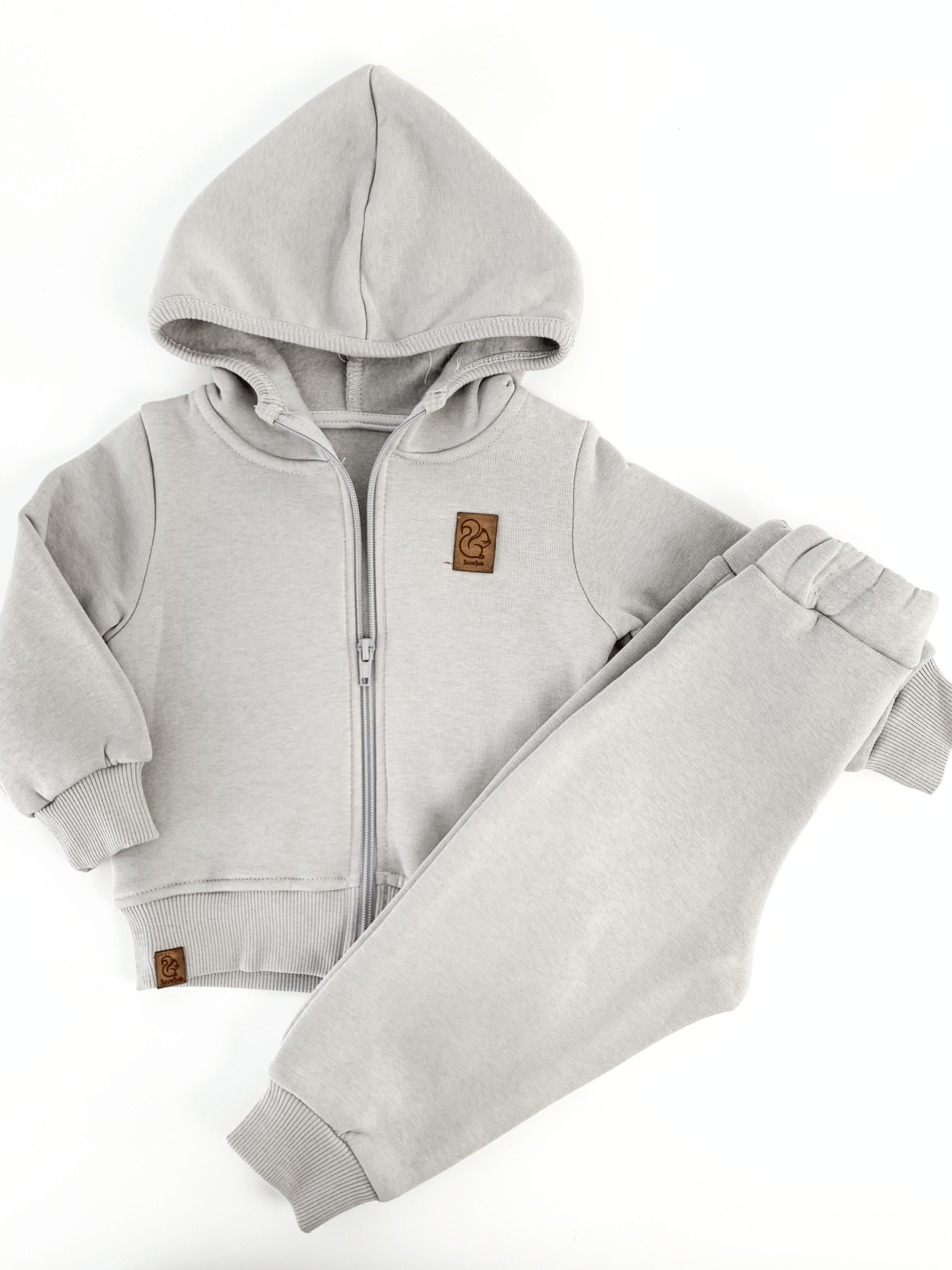 Trening copii gros gri - 2 piese - Botez bebelusi