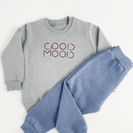 Trening copii gros gri - 2 piese - Botez bebelusi