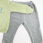 Trening copii gros verde - 2 piese - Botez bebelusi