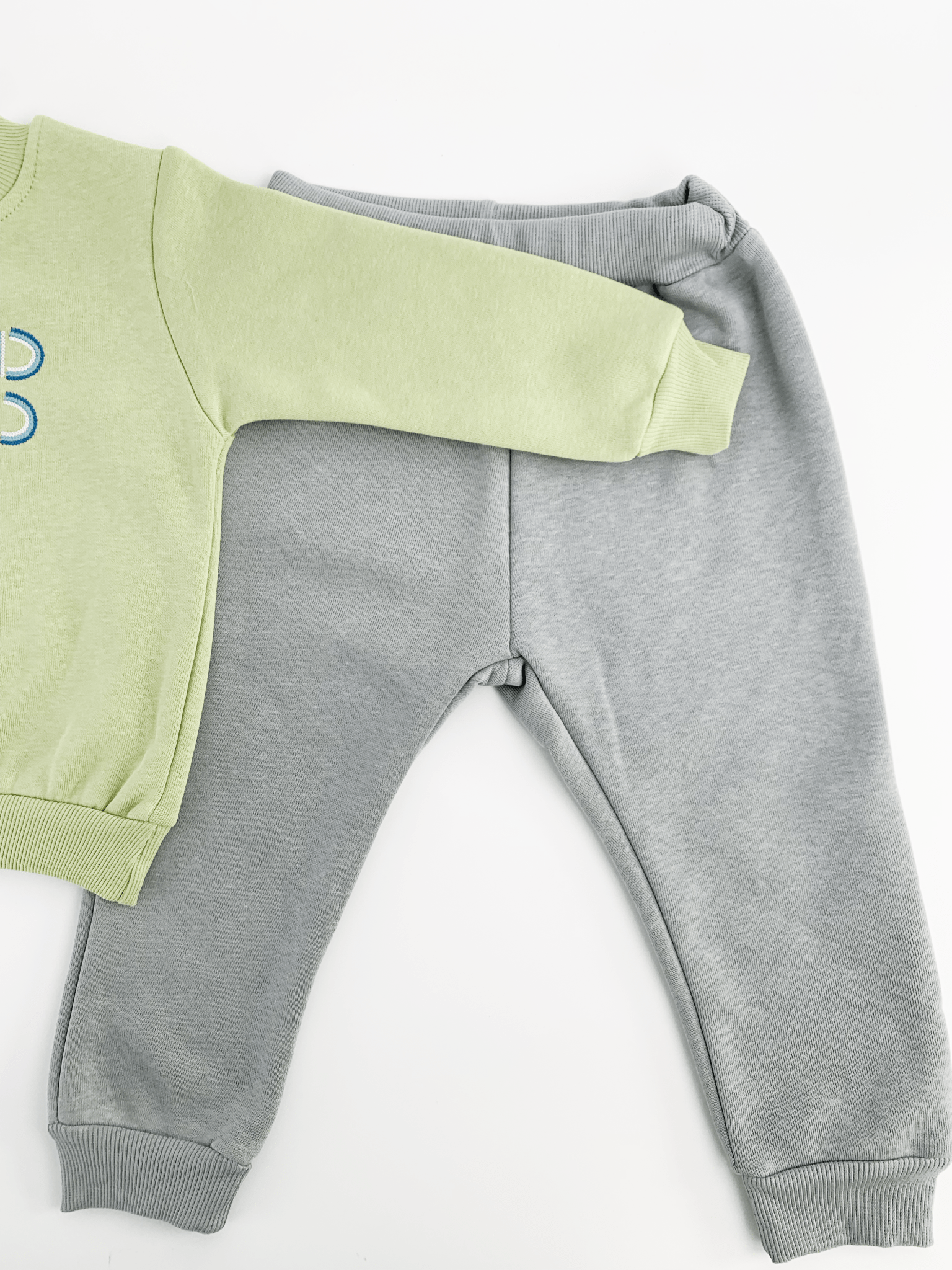 Trening copii gros verde - 2 piese - Botez bebelusi