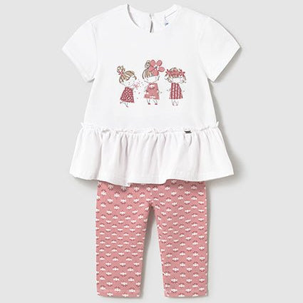 Trening fetita cu floricele - Mayoral - Botez bebelusi