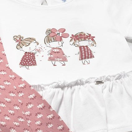 Trening fetita cu floricele - Mayoral - Botez bebelusi