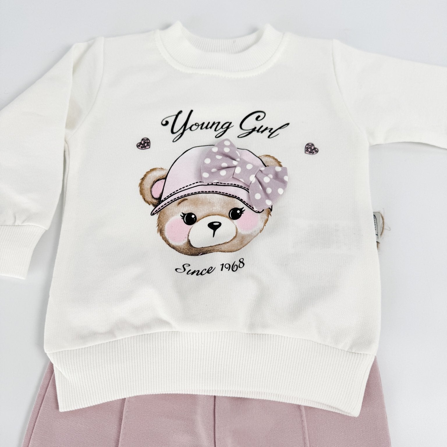 Trening fetita roz ursulet - Botez bebelusi