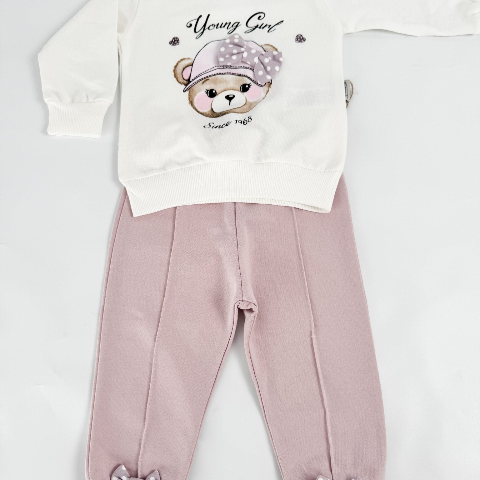 Trening fetita roz ursulet - Botez bebelusi