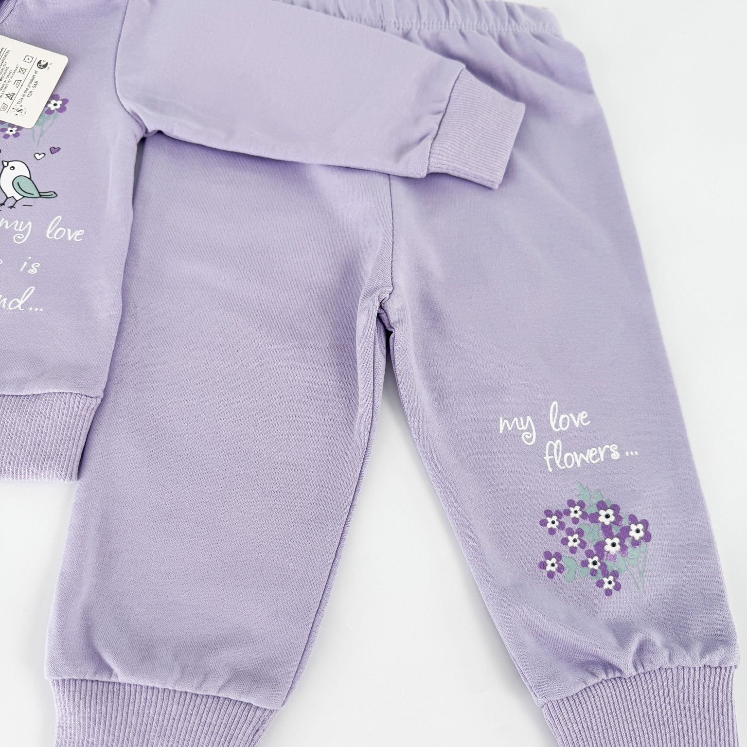 Trening mov fetita cu ursulet - 3 piese - Botez bebelusi