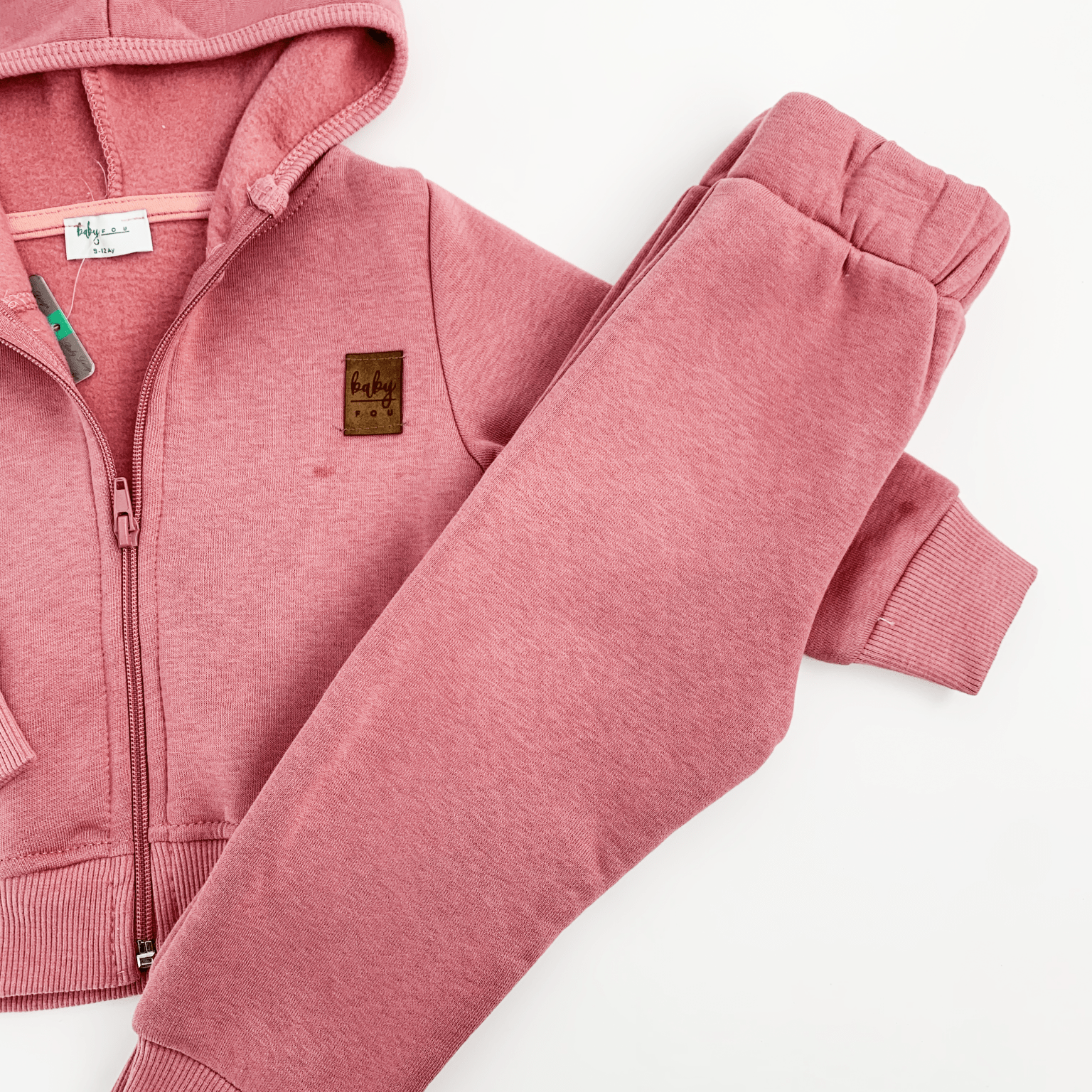 Trening roz pentru fetita - 2 piese - Botez bebelusi