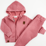 Trening roz pentru fetita - 2 piese - Botez bebelusi