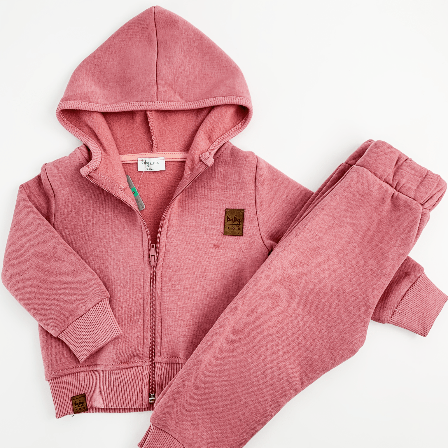 Trening roz pentru fetita - 2 piese - Botez bebelusi