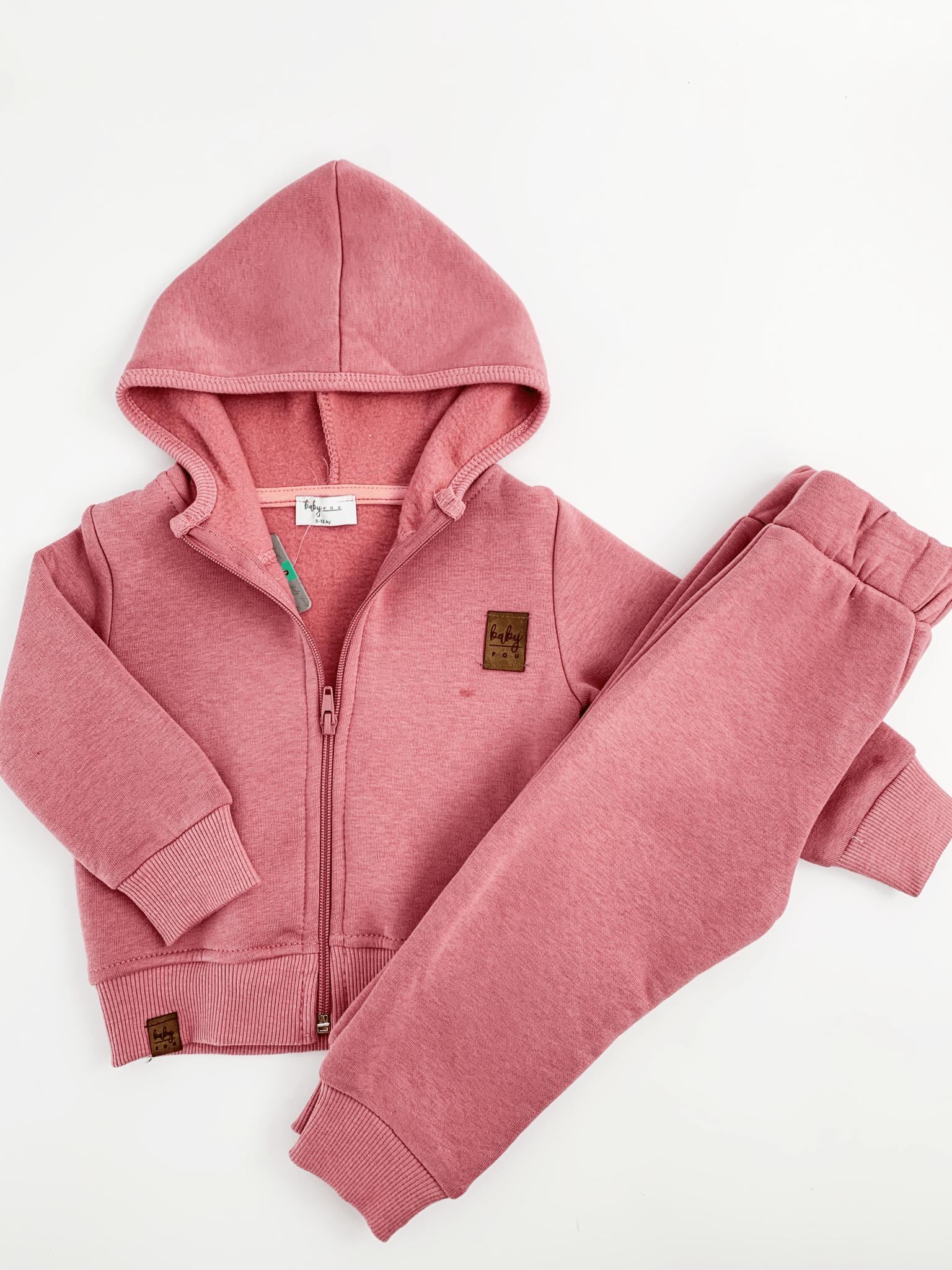 Trening roz pentru fetita - 2 piese - Botez bebelusi