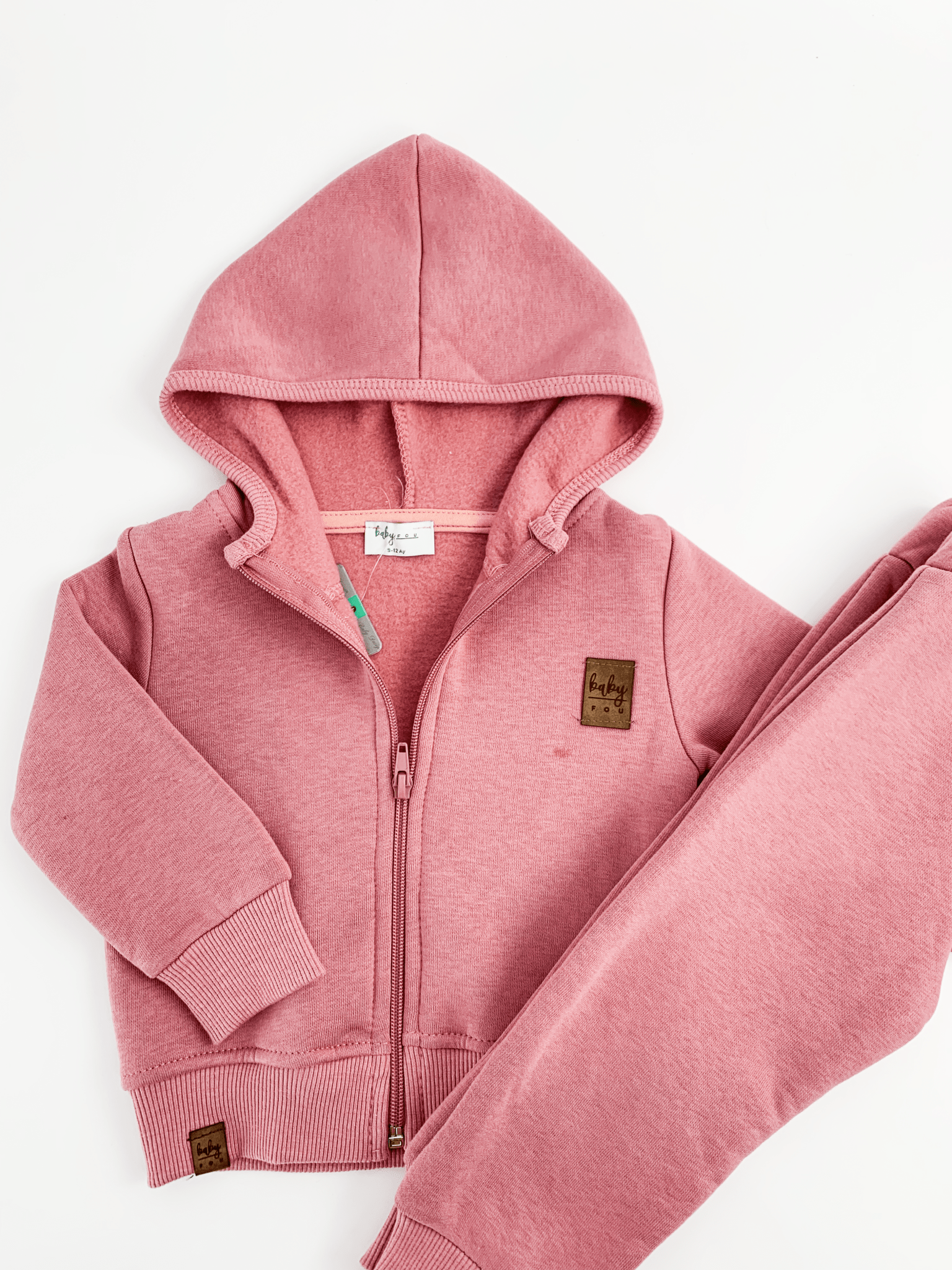 Trening roz pentru fetita - 2 piese - Botez bebelusi