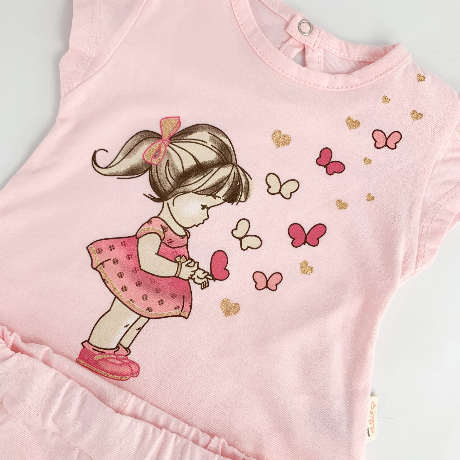 Trening scurt roz pal cu fetita - Botez bebelusi