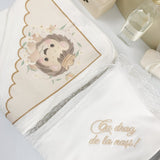Trusou botez complet auriu cu leu - Botez bebelusi