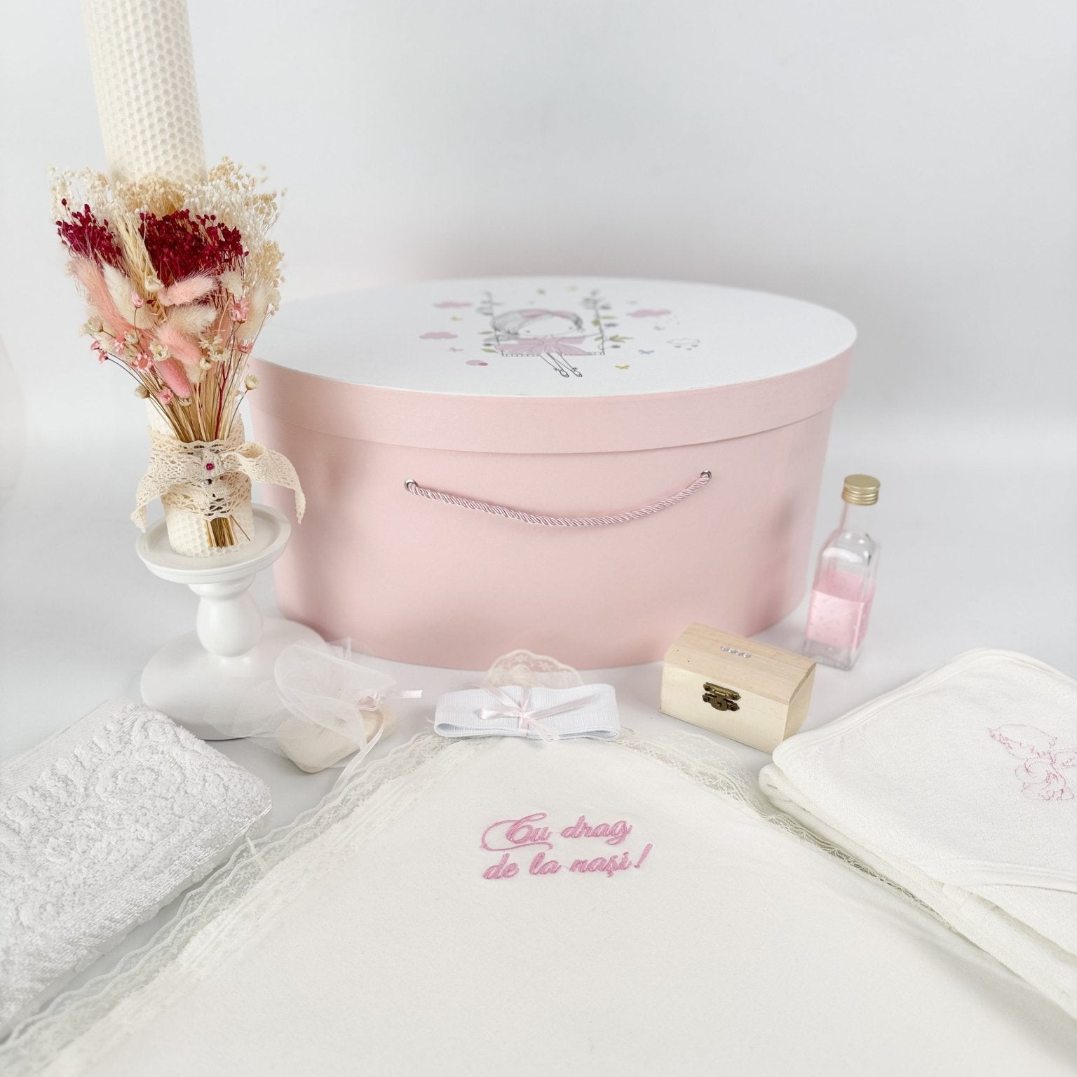 Trusou botez complet cu fetita in leagan - Botez bebelusi