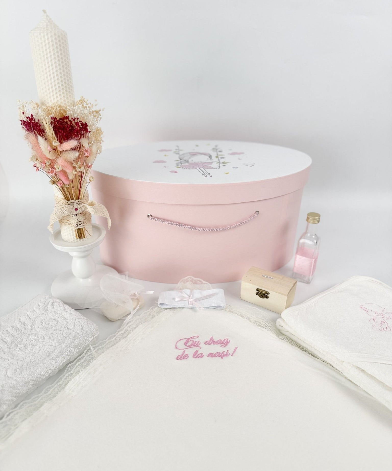 Trusou botez complet cu fetita in leagan - Botez bebelusi
