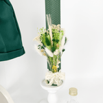 Trusou botez complet cu hainute, cufar si lumanare ceara naturala - Felix - Botez bebelusi