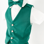 Trusou botez complet cu hainute si lumanare personalizata hand made - Alesio - Botez bebelusi