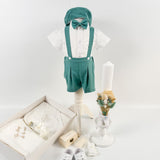 Trusou botez complet cu hainute si lumanare personalizata hand made - Luci - Botez bebelusi