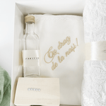 Trusou botez complet cu hainute si lumanare personalizata hand made - Martin - Botez bebelusi