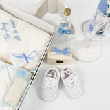 Trusou botez complet cu hainute si lumanare personalizata hand made - Mitrache - Botez bebelusi