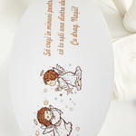 Trusou botez complet cu rochita eleganta si lumanare ceara naturala - Inez - Botez bebelusi