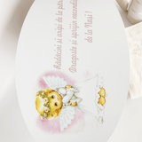 Trusou botez complet cu rochita eleganta si lumanare ceara naturala - Zenaida - Botez bebelusi