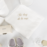Trusou botez complet cu rochita eleganta si lumanare personalizata hand made - Ania - Botez bebelusi