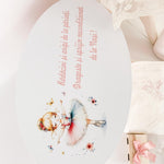 Trusou botez complet cu rochita eleganta si lumanare personalizata hand made - Danina - Botez bebelusi