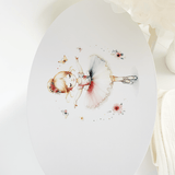 Trusou botez complet cu rochita eleganta si lumanare personalizata hand made - Gineva - Botez bebelusi