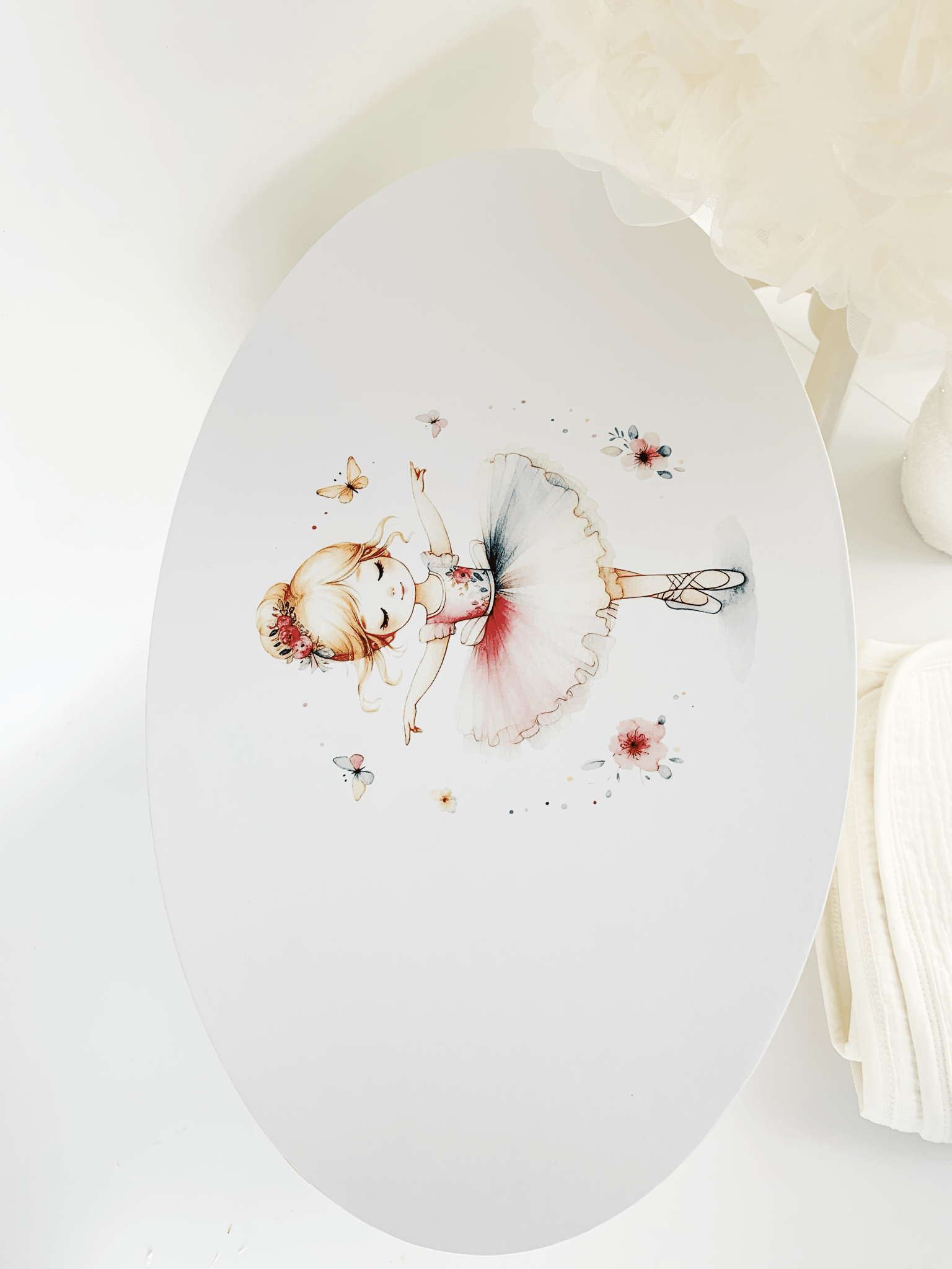 Trusou botez complet cu rochita eleganta si lumanare personalizata hand made - Gineva - Botez bebelusi