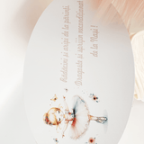 Trusou botez complet cu rochita eleganta si lumanare personalizata hand made - Olimpia - Botez bebelusi