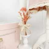 Trusou botez complet cu rochita eleganta si lumanare personalizata manual - Cristine - Botez bebelusi