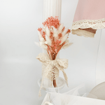 Trusou botez complet cu rochita eleganta si lumanare personalizata manual - Cristinica - Botez bebelusi