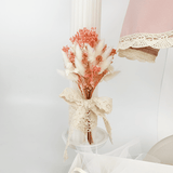 Trusou botez complet cu rochita eleganta si lumanare personalizata manual - Cristinica - Botez bebelusi
