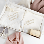 Trusou botez complet cu rochita eleganta si lumanare personalizata manual - Cristinica - Botez bebelusi