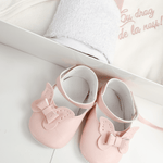 Trusou botez complet cu rochita eleganta si lumanare personalizata manual - Lola - Botez bebelusi