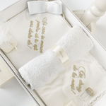 Trusou botez fetita cu dantela Calipso - Botez bebelusi