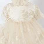 Trusou botez fetita cu dantela Calipso - Botez bebelusi